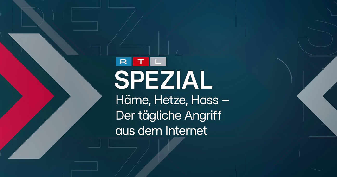 "RTL Spezial - Häme, Hetze, Hass - Der tägliche Angriff aus dem Internet" +++ Die Verwendung des sendungsbezogenen Materials ist nur mit dem Hinweis und Verlinkung auf TVNOW gestattet. +++ Foto: RTL