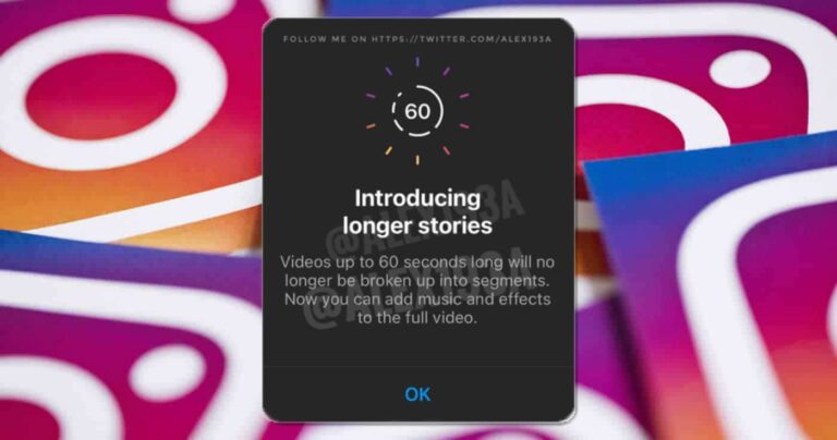 Instagram: Stories künftig 60 Sekunden lang