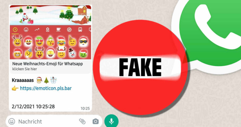 WhatsApp-Warnung: Achtung vor „Neue Weihnachts-Emoji für Whatsapp“