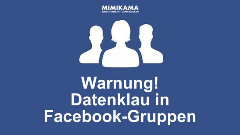 Vorsicht, Falle! Datenklau in Facebook-Gruppen