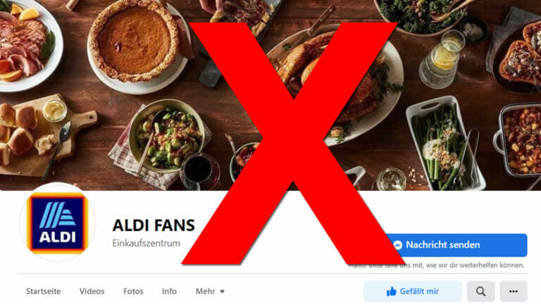 Facebook: Fake-Gewinnspiel „ALDI FANS“