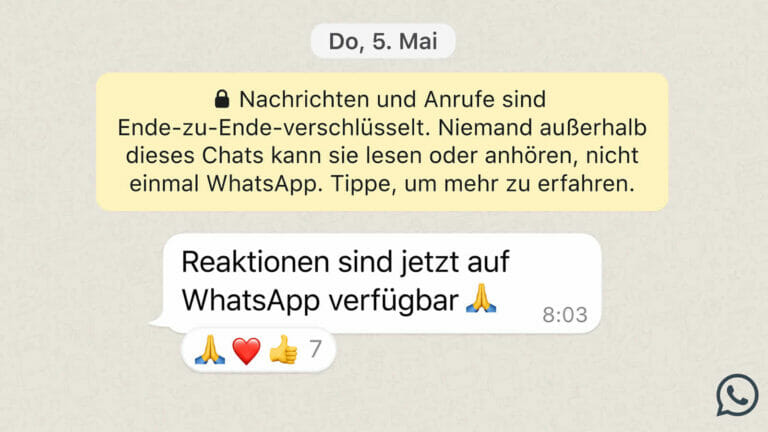 Die WhatsApp-Emojis kommen 😀🙏