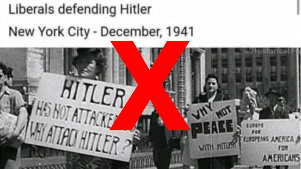 "Why not peace with Hitler?" - Keine echte Antikriegsdemo im Jahr 1941