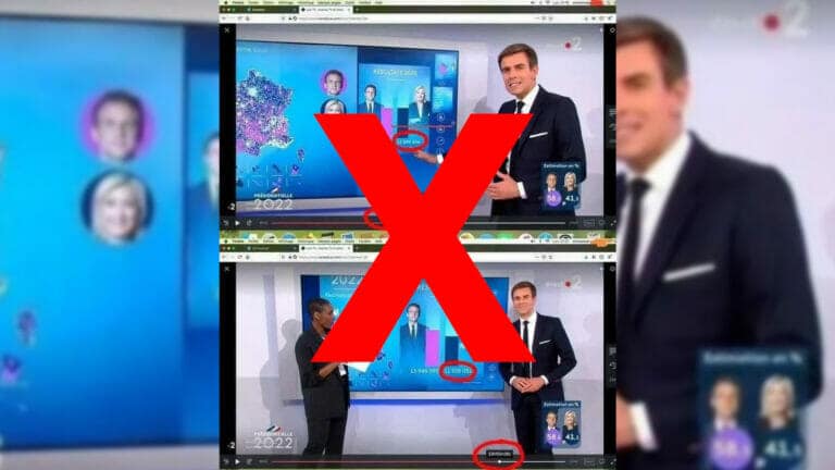 Wahlbetrug in Frankreich? Nein, falsche Stimmauszählung im französischen TV!