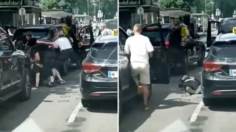 Schlägerei von Taxifahrern und Ukrainern in Wien: Was vor dem Video geschah