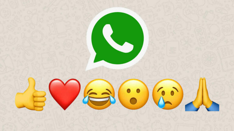 WhatsApp-Reaktionen: „Hat auf … mit … reagiert“