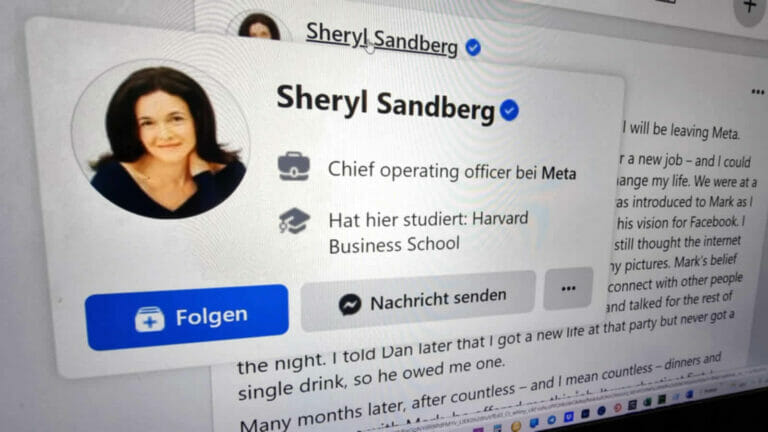 Ende einer Ära: Co-Geschäftsführerin Sheryl Sandberg verlässt Meta