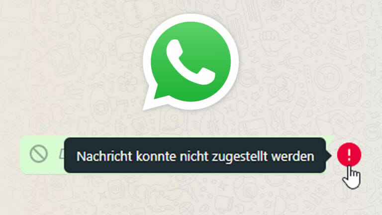 WhatsApp und das rote Ausrufezeichen