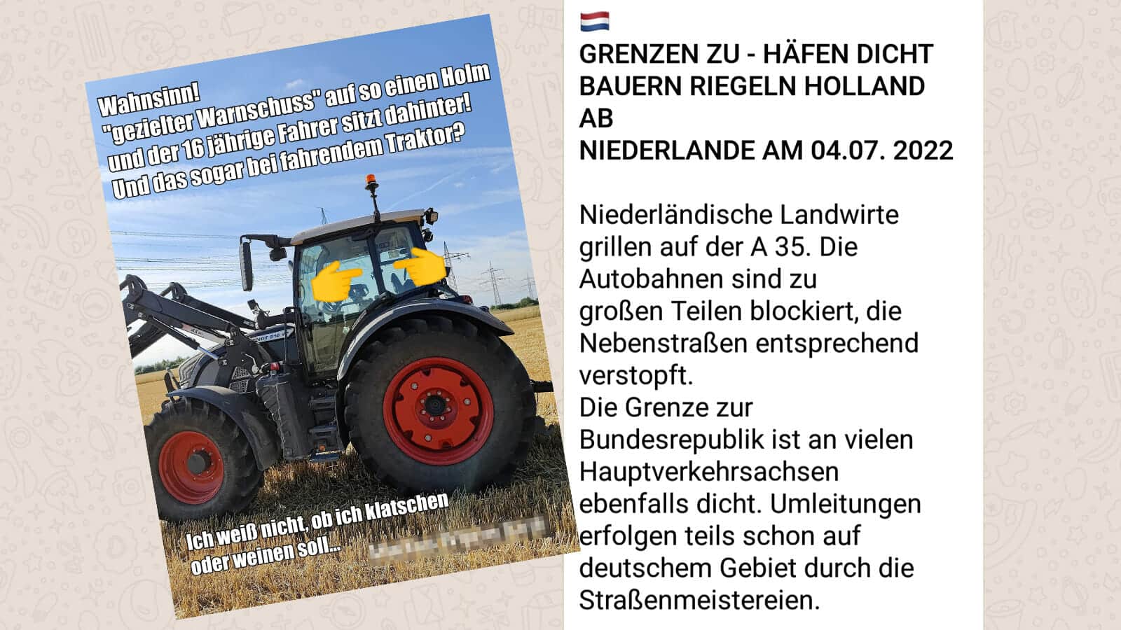 Bauernproteste in den Niederlanden: Wahrheiten, Halbwahrheiten und Falschbehauptungen
