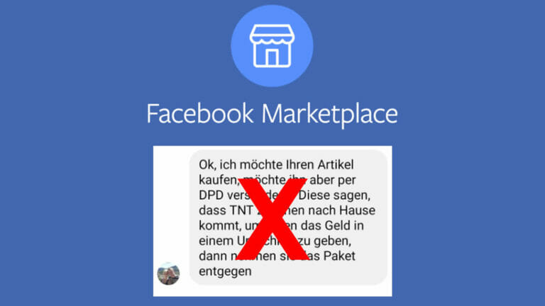 Warnung vor Betrug auf dem „Facebook Marketplace“
