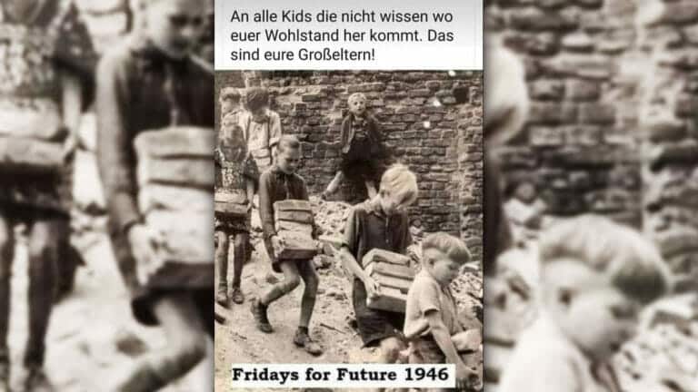 Fridays for Future anno 1946? Eine Spurensuche