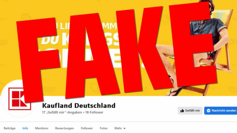 Fake: Kaufland-Deutschland Seiten auf Facebook
