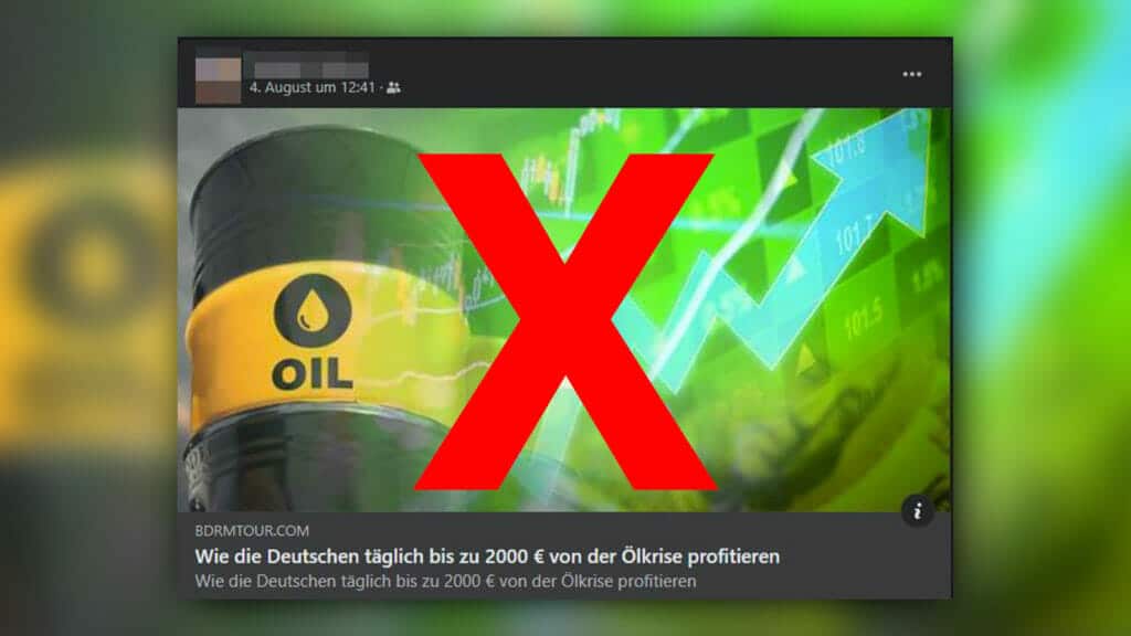 Bitcoin-Falle: "Wie die Deutschen täglich von der Ölkrise profitieren"