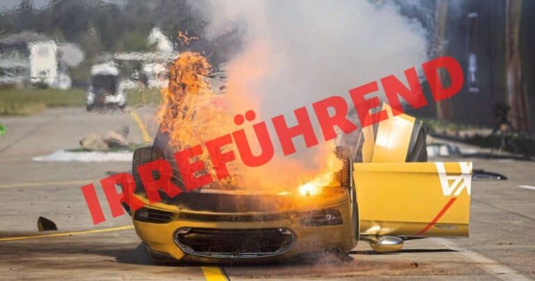 Crashtest: Hier brennt keine Tesla-Batterie