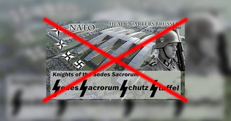 Nein, die NATO ist nicht die Fortsetzung der Nazi-Schutzstaffel