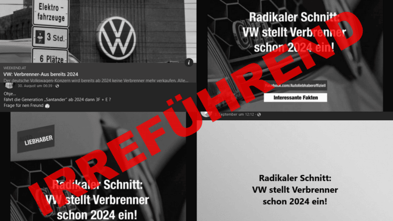 Nein, VW stellt 2024 Autos mit Verbrenner-Motoren nicht ein!