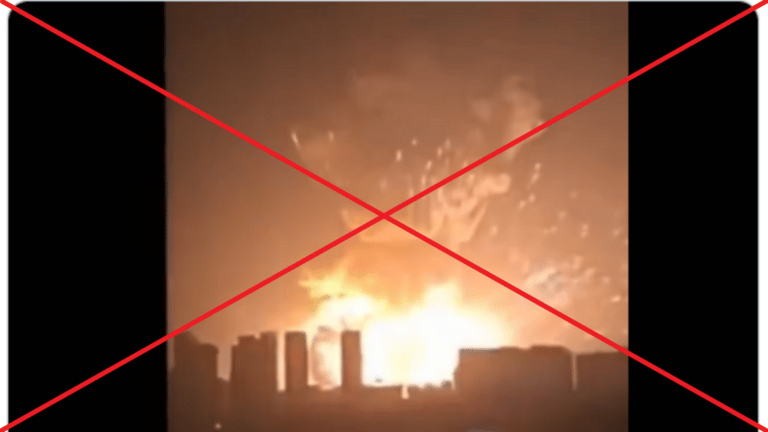 China: Kursierendes Video von einer Explosion ist nicht aktuell!