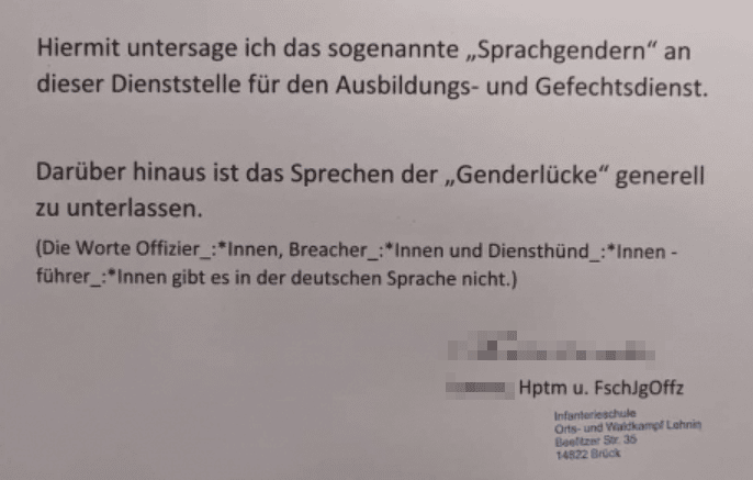 Das Bundeswehr-Dokument