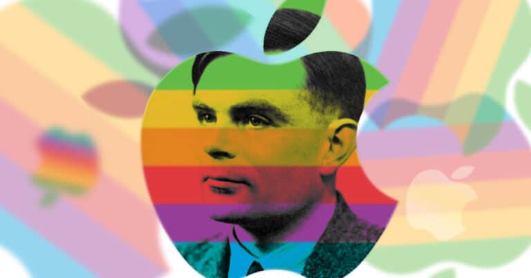 Alan Turing und das Apple Logo