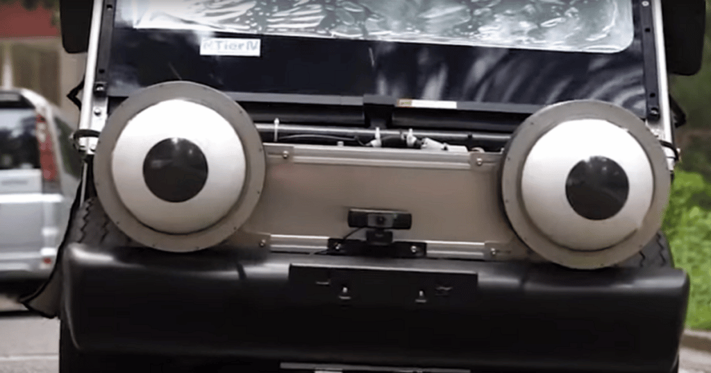 "Augen auf, ich komme!" - Glupschaugen machen selbstfahrende Autos sicherer